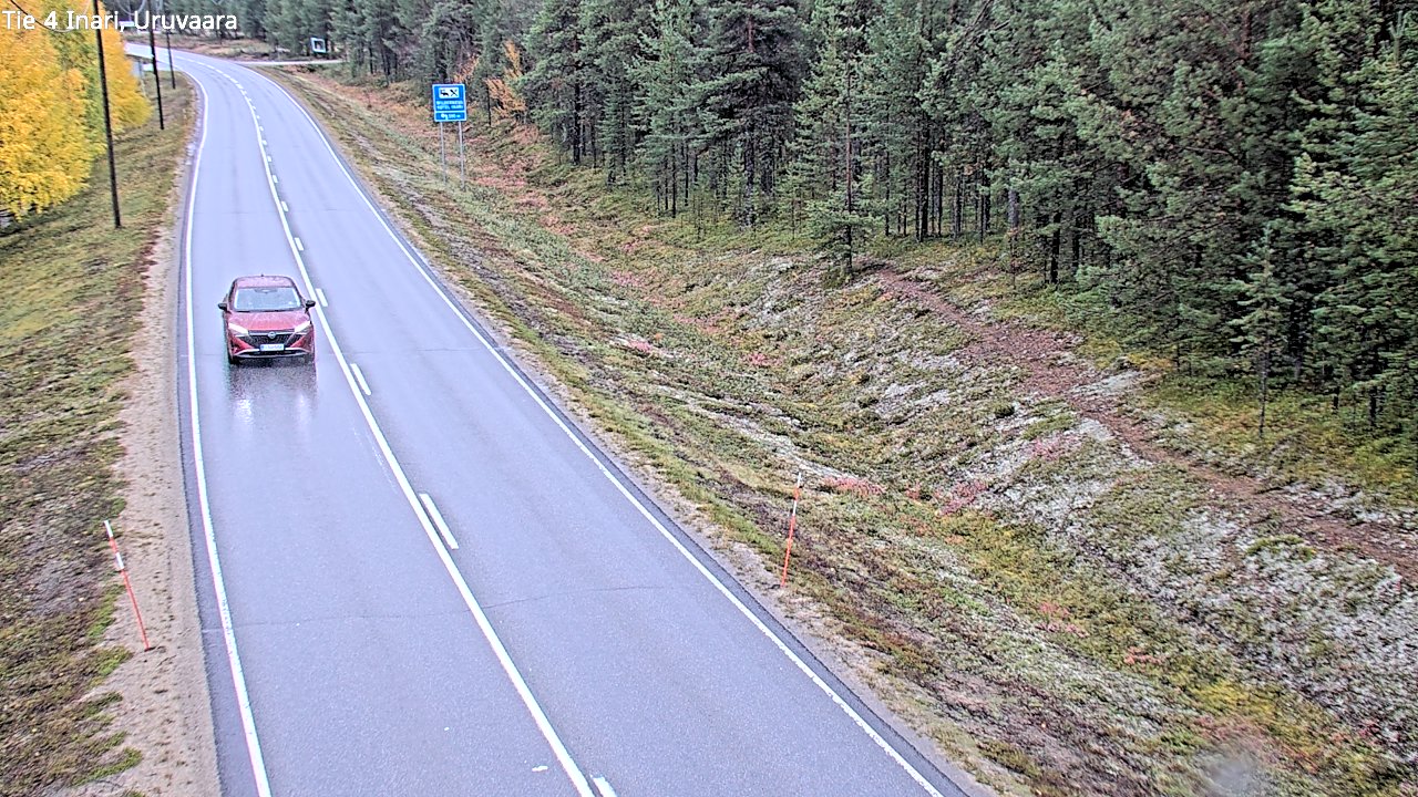 Weather Camera Image Road 4 Inari, Uruvaara, Inari, Lappi