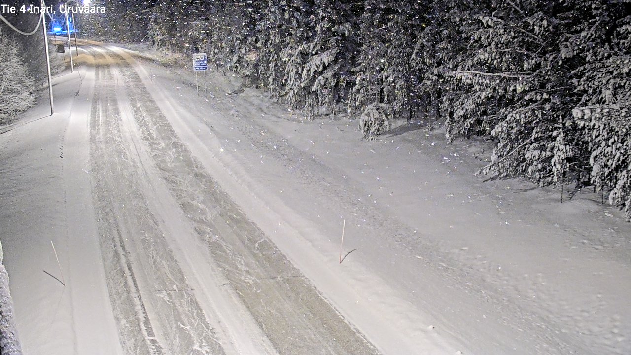 Kelikamerat Kuva Tie 4 Inari, Uruvaara, Inari, Lappi