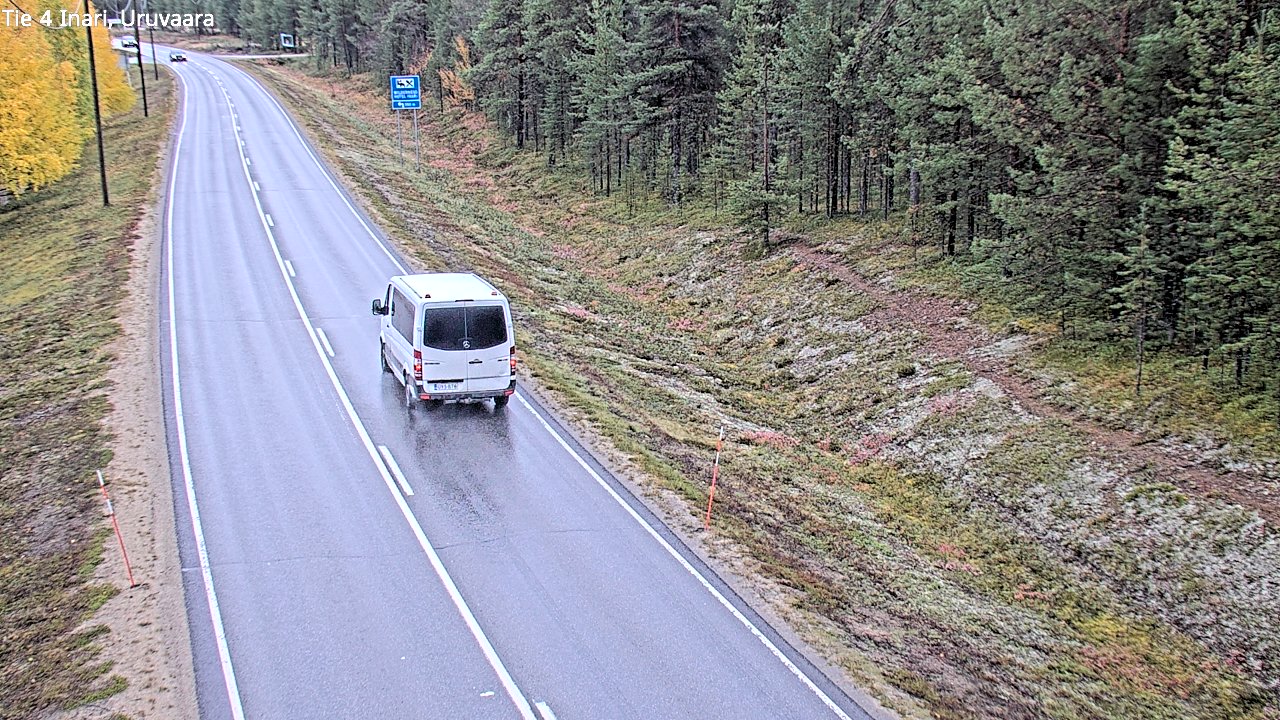 Weather Camera Image Road 4 Inari, Uruvaara, Inari, Lappi