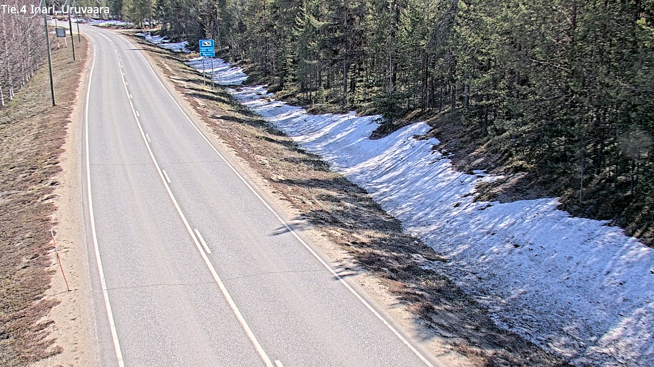 Weather Camera Image Road 4 Inari, Uruvaara, Inari, Lappi
