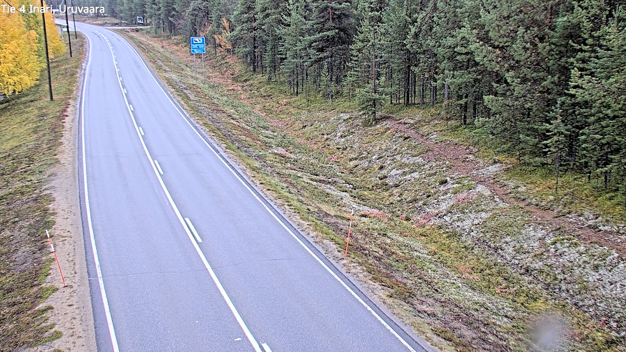 Weather Camera Image Road 4 Inari, Uruvaara, Inari, Lappi