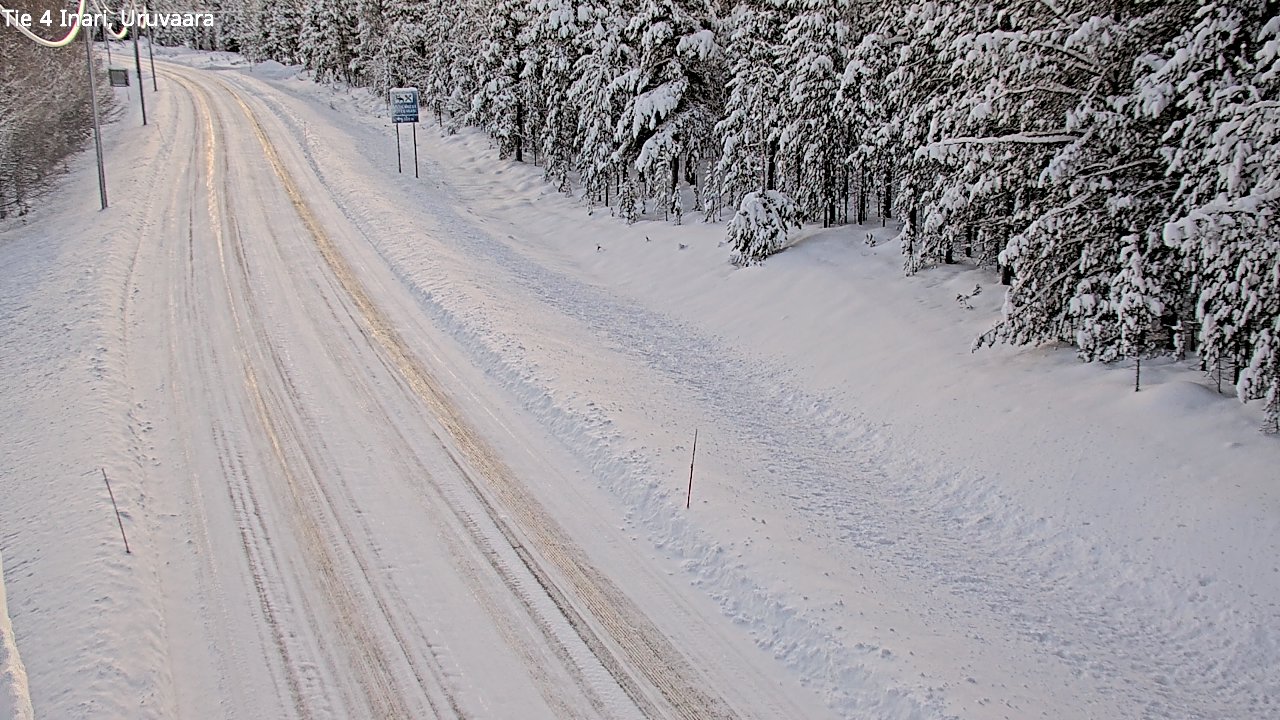 Weather Camera Image Road 4 Inari, Uruvaara, Inari, Lappi