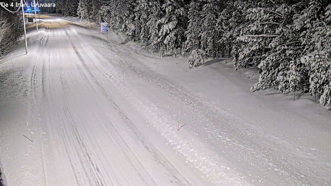Weather Camera Image Road 4 Inari, Uruvaara, Inari, Lappi