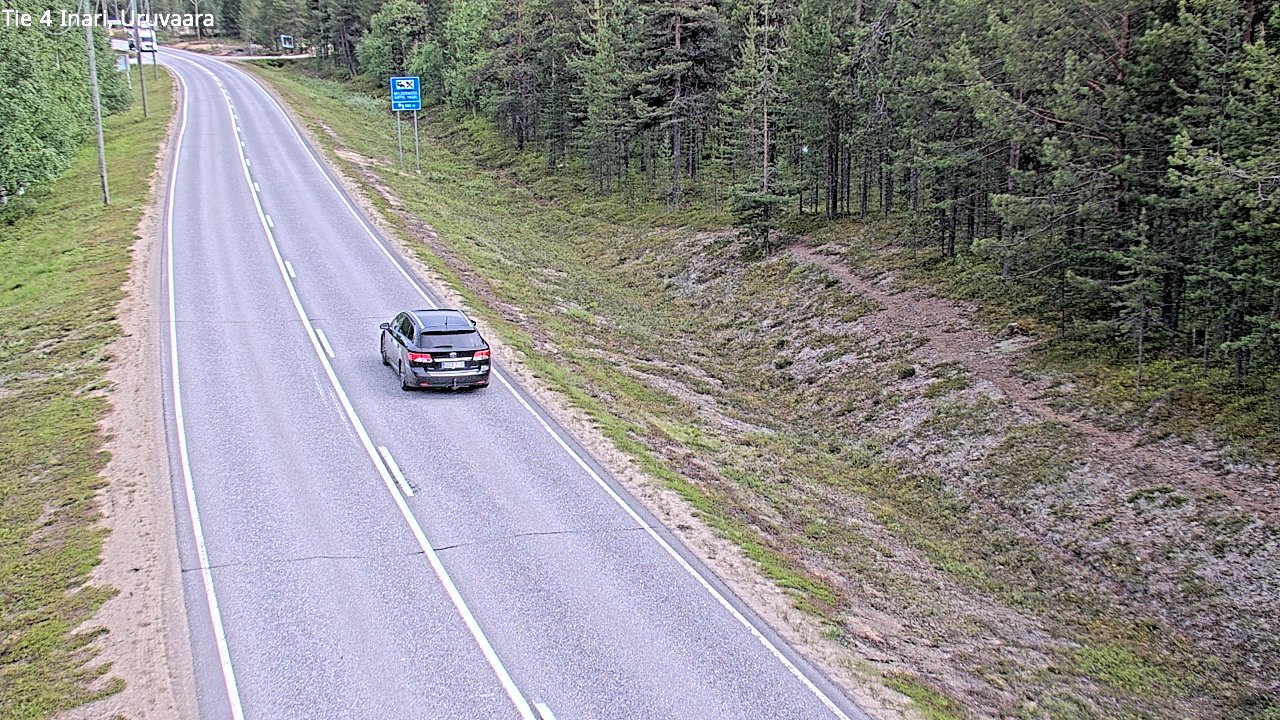 Kelikamerat Kuva Tie 4 Inari, Uruvaara, Inari, Lappi