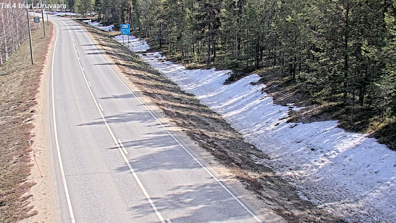 Weather Camera Image Road 4 Inari, Uruvaara, Inari, Lappi