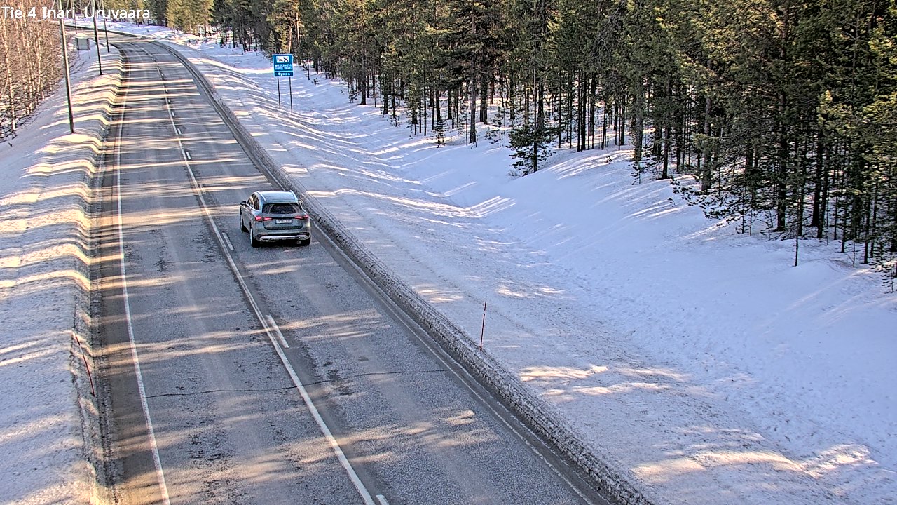 Kelikamerat Kuva Tie 4 Inari, Uruvaara, Inari, Lappi