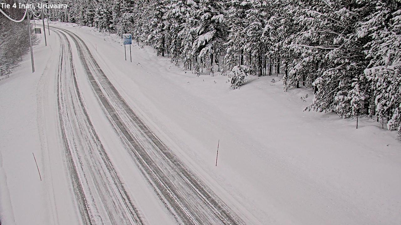 Kelikamerat Kuva Tie 4 Inari, Uruvaara, Inari, Lappi