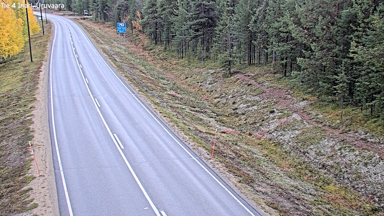 Weather Camera Image Road 4 Inari, Uruvaara, Inari, Lappi