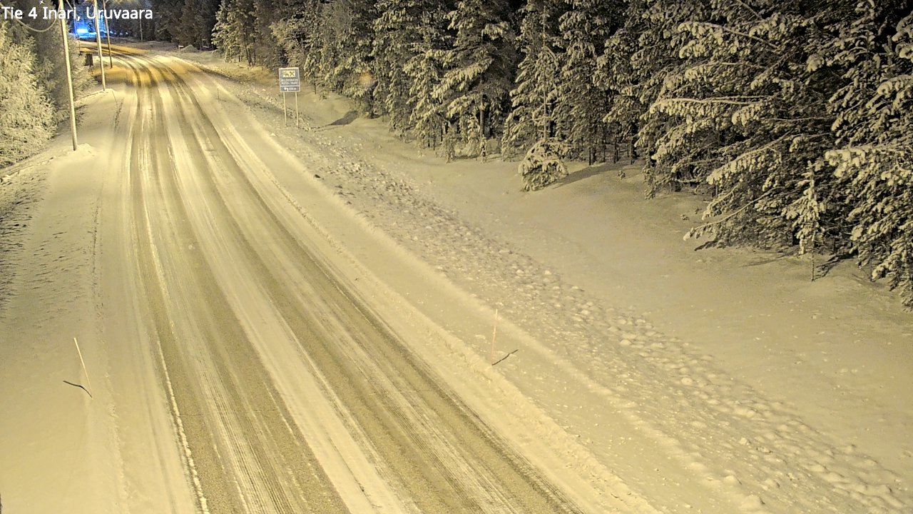 Kelikamerat Kuva Tie 4 Inari, Uruvaara, Inari, Lappi