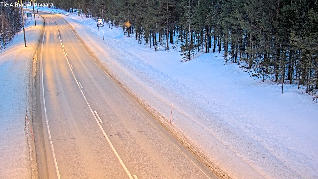 Kelikamerat Kuva Tie 4 Inari, Uruvaara, Inari, Lappi