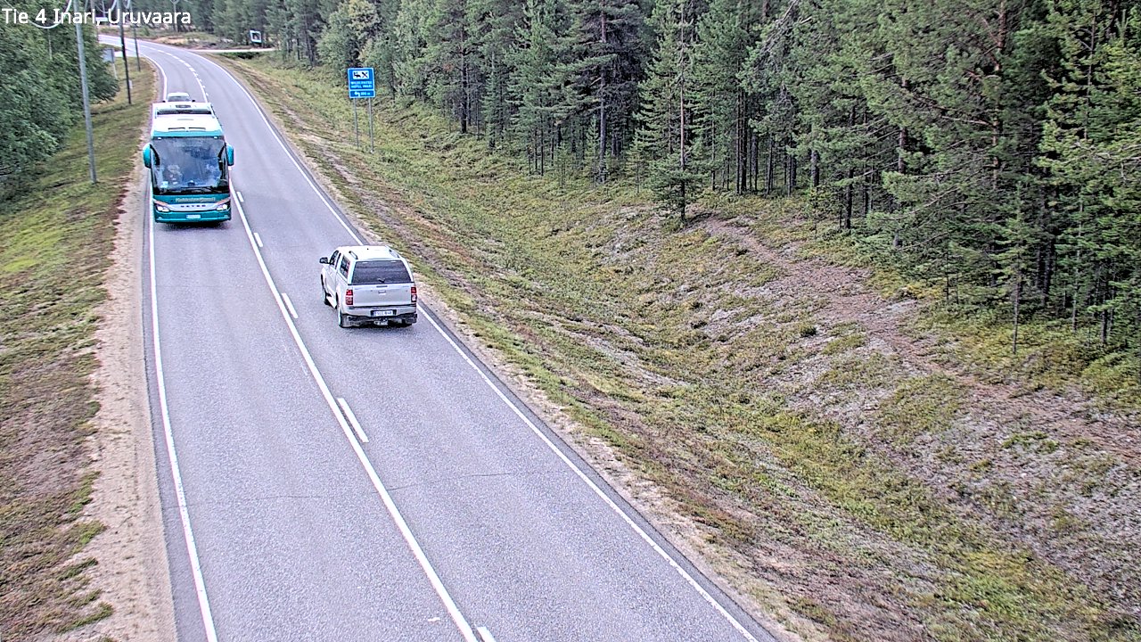 Weather Camera Image Road 4 Inari, Uruvaara, Inari, Lappi