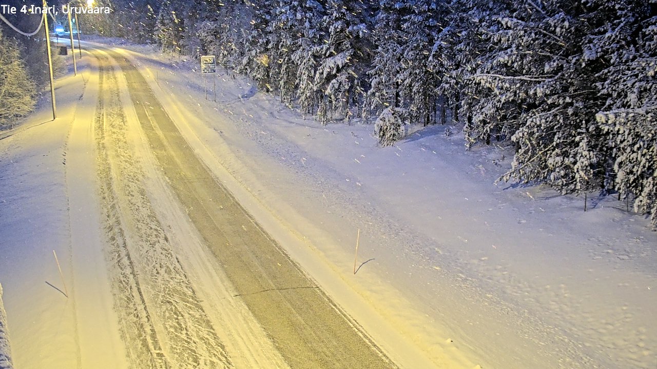 Kelikamerat Kuva Tie 4 Inari, Uruvaara, Inari, Lappi