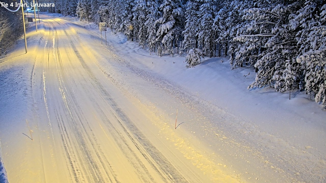 Weather Camera Image Road 4 Inari, Uruvaara, Inari, Lappi