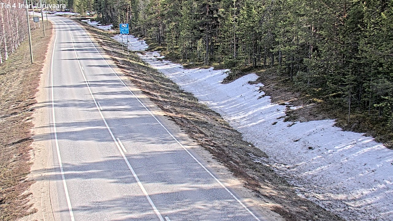 Weather Camera Image Road 4 Inari, Uruvaara, Inari, Lappi