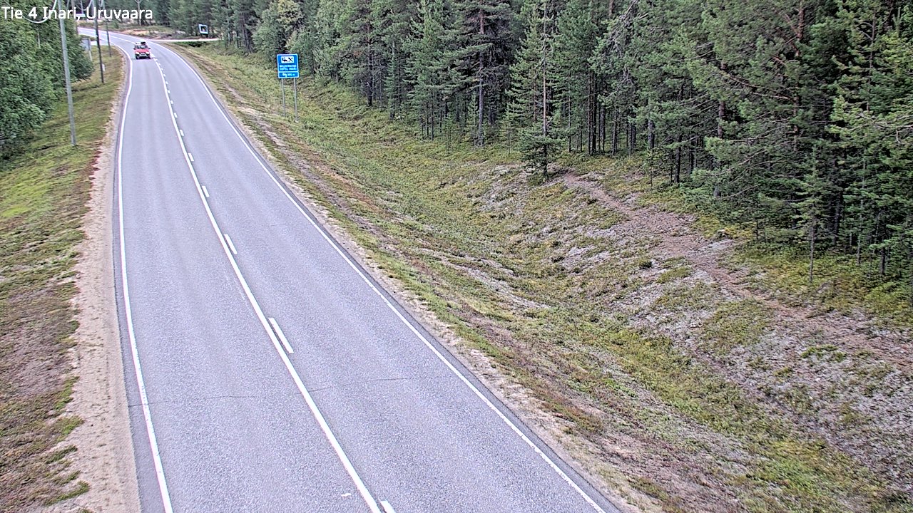 Weather Camera Image Road 4 Inari, Uruvaara, Inari, Lappi