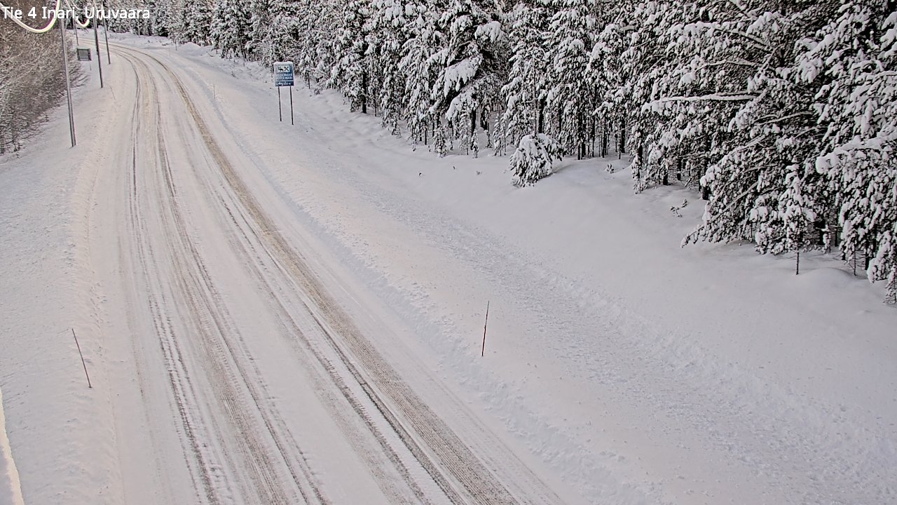 Weather Camera Image Road 4 Inari, Uruvaara, Inari, Lappi