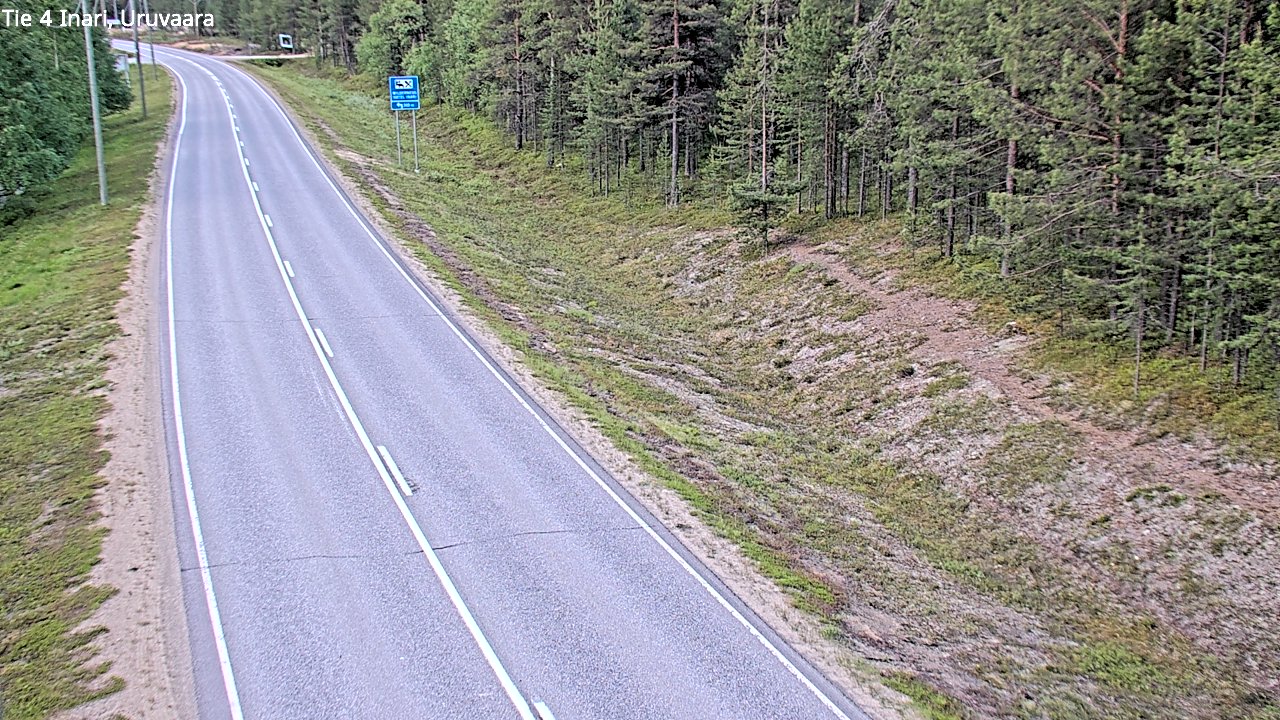 Kelikamerat Kuva Tie 4 Inari, Uruvaara, Inari, Lappi
