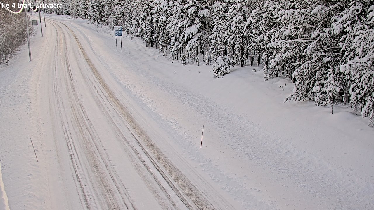 Weather Camera Image Road 4 Inari, Uruvaara, Inari, Lappi
