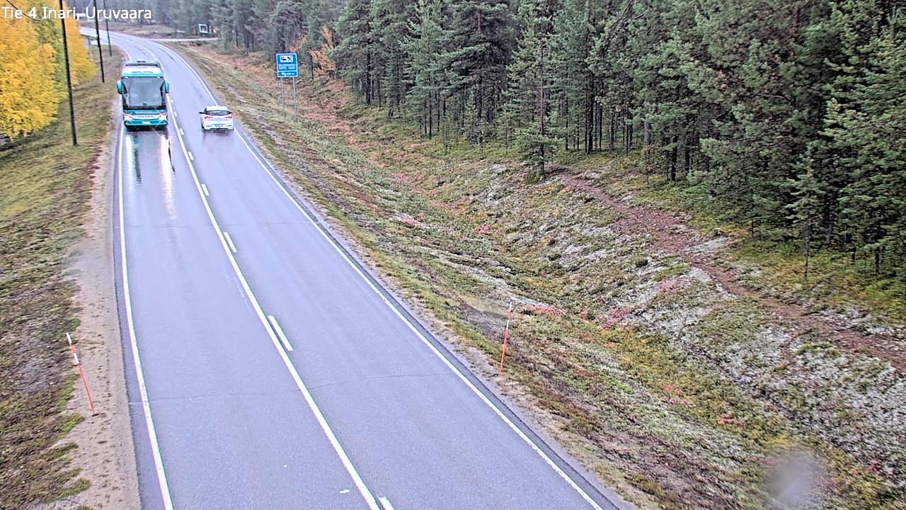 Weather Camera Image Road 4 Inari, Uruvaara, Inari, Lappi