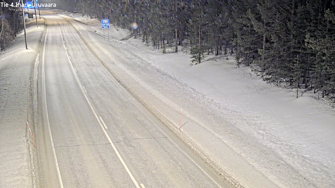 Kelikamerat Kuva Tie 4 Inari, Uruvaara, Inari, Lappi