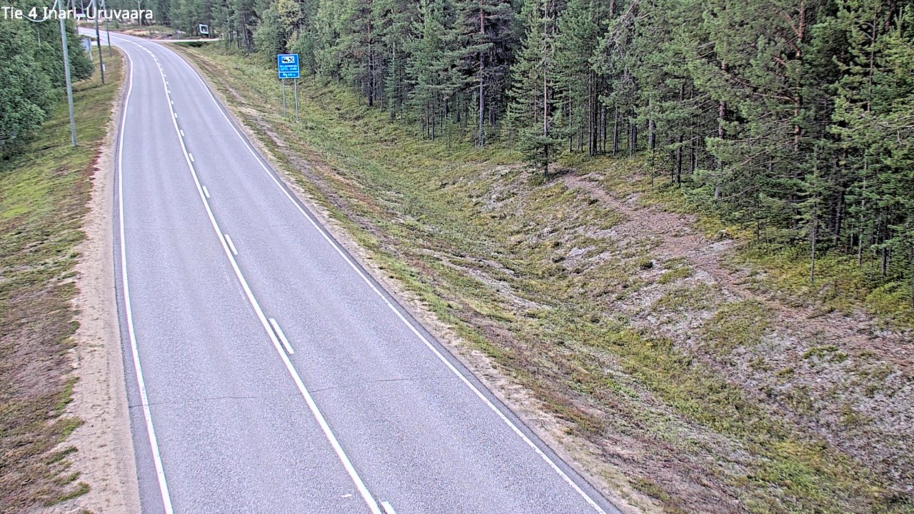 Weather Camera Image Road 4 Inari, Uruvaara, Inari, Lappi