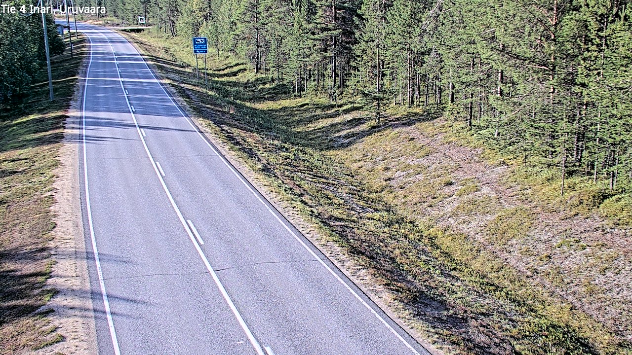Weather Camera Image Road 4 Inari, Uruvaara, Inari, Lappi