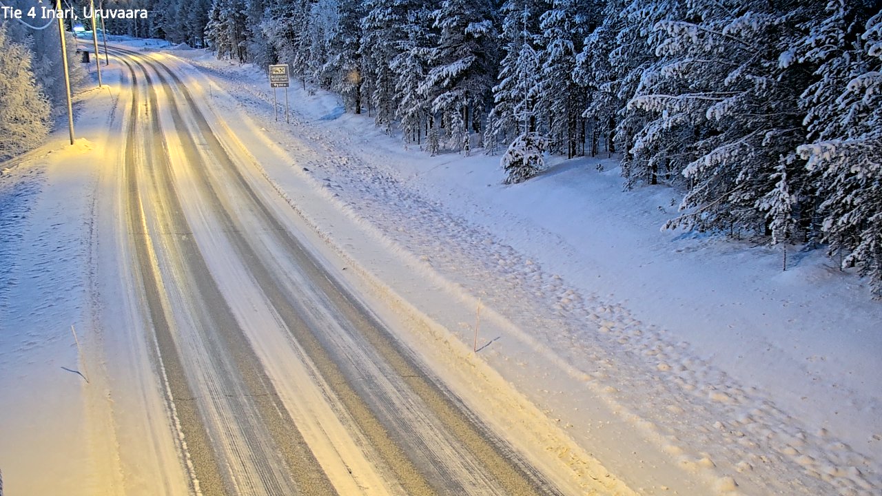 Kelikamerat Kuva Tie 4 Inari, Uruvaara, Inari, Lappi