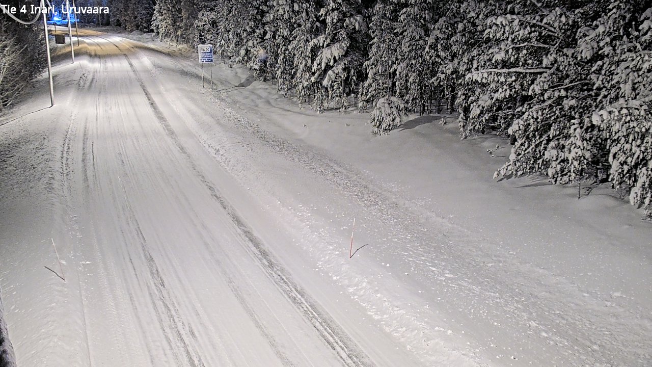 Weather Camera Image Road 4 Inari, Uruvaara, Inari, Lappi