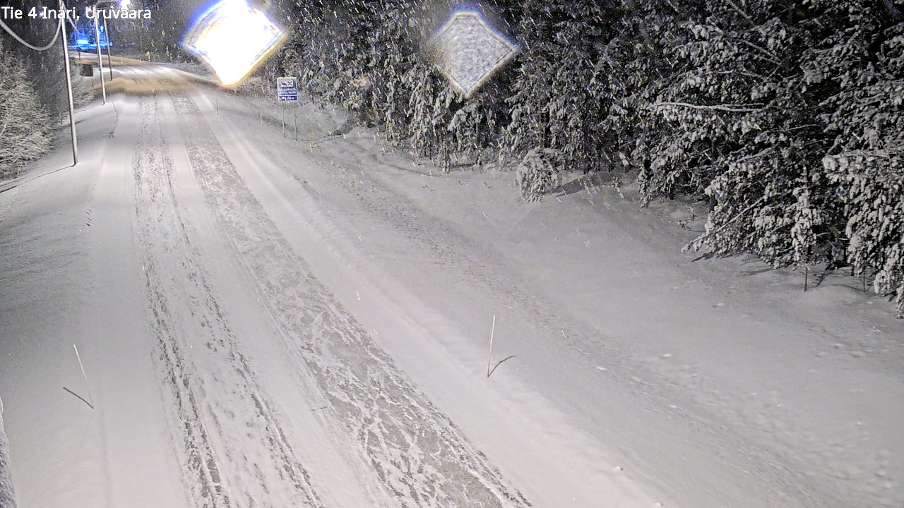 Kelikamerat Kuva Tie 4 Inari, Uruvaara, Inari, Lappi