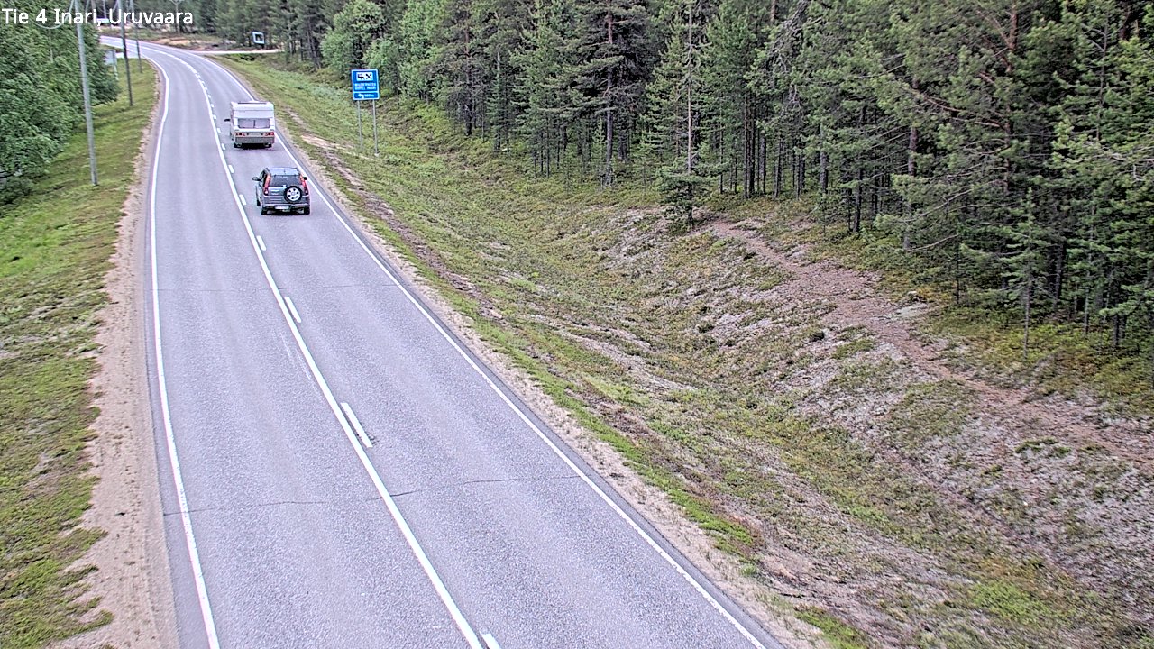 Kelikamerat Kuva Tie 4 Inari, Uruvaara, Inari, Lappi