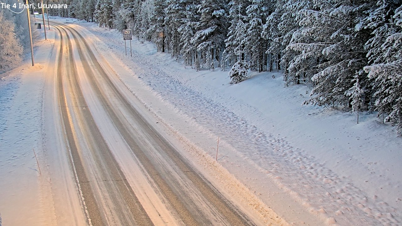 Kelikamerat Kuva Tie 4 Inari, Uruvaara, Inari, Lappi