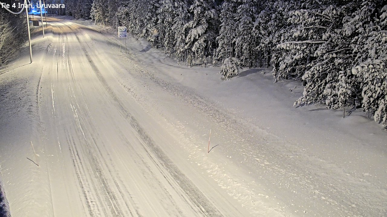 Weather Camera Image Road 4 Inari, Uruvaara, Inari, Lappi