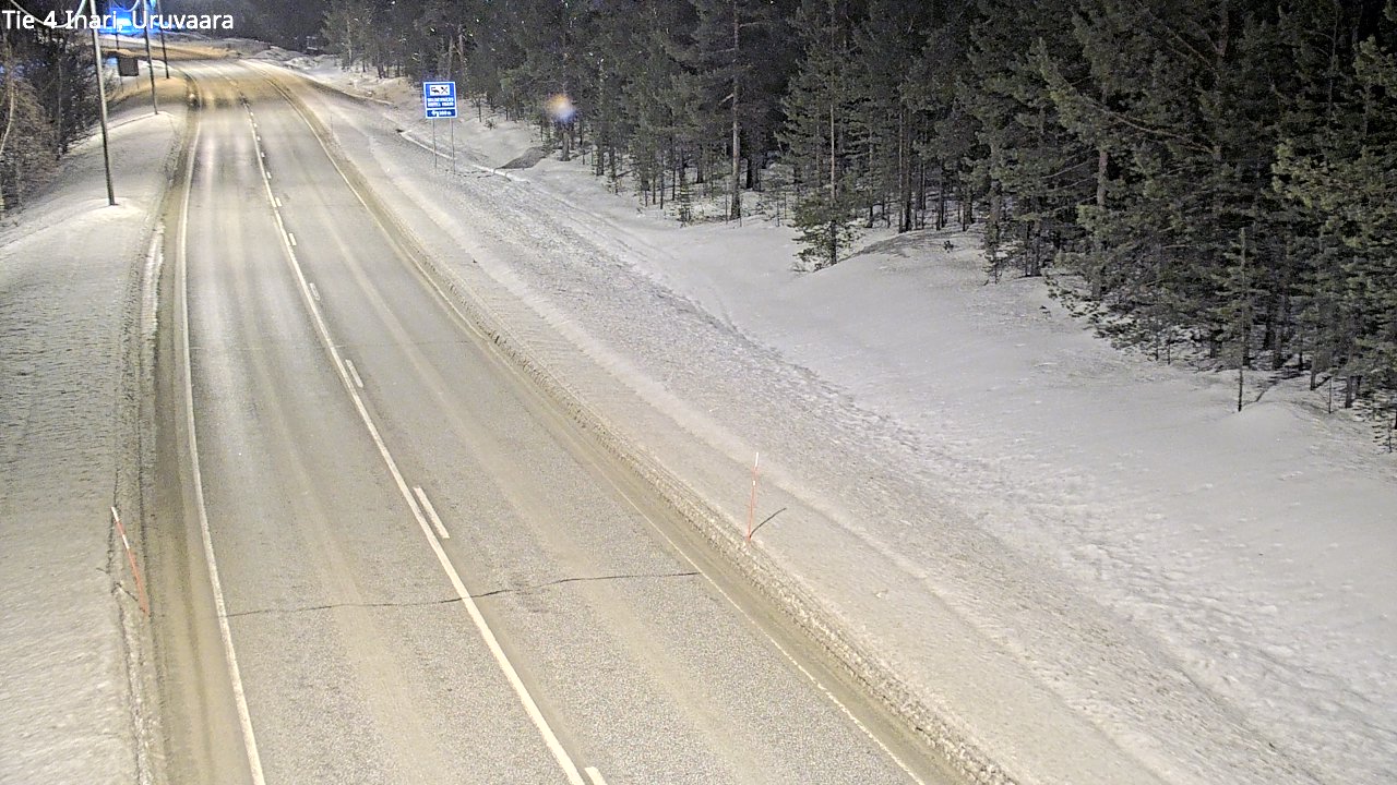 Kelikamerat Kuva Tie 4 Inari, Uruvaara, Inari, Lappi