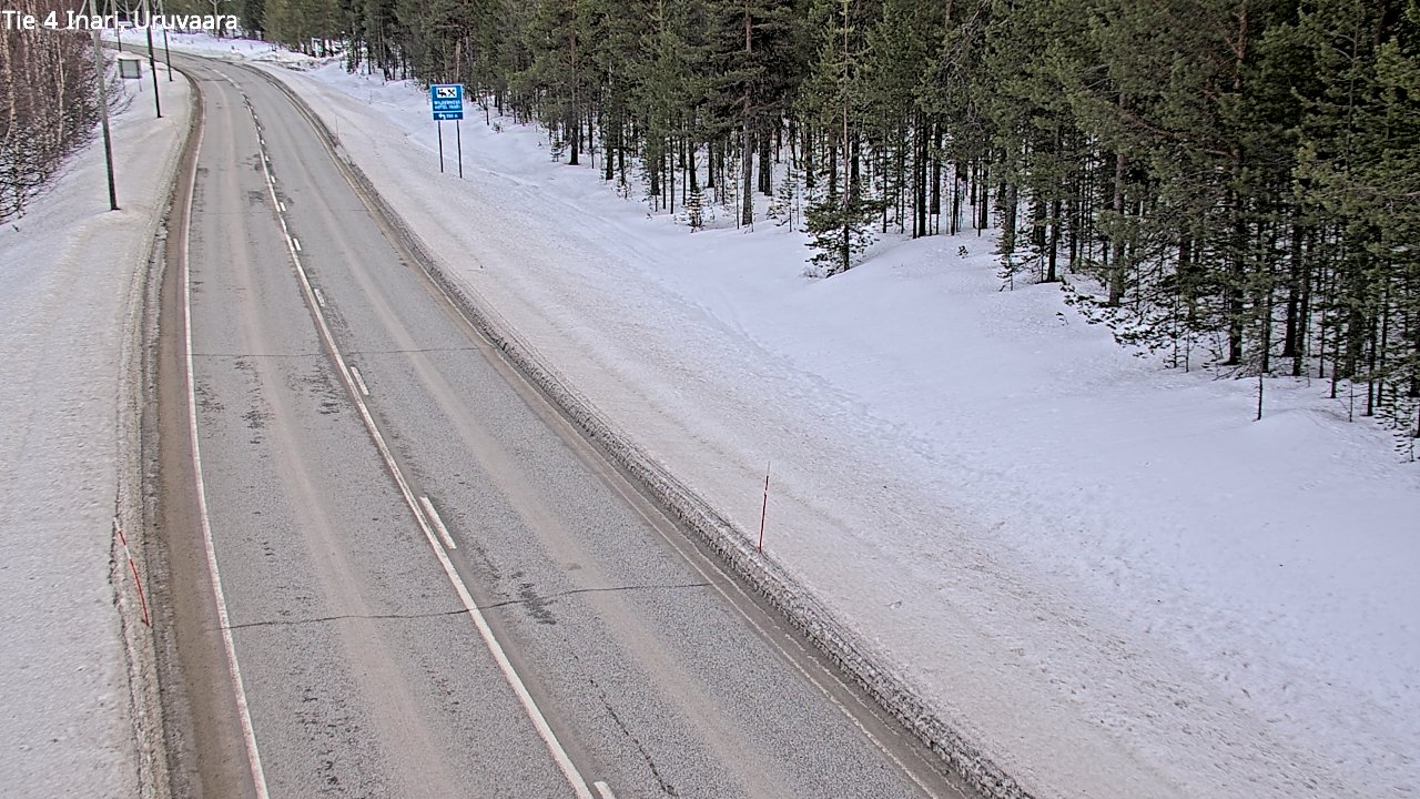 Kelikamerat Kuva Tie 4 Inari, Uruvaara, Inari, Lappi