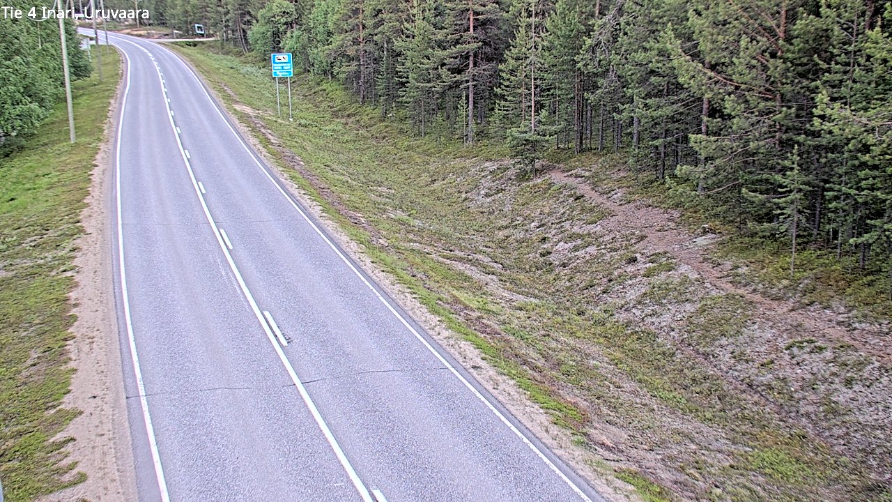 Kelikamerat Kuva Tie 4 Inari, Uruvaara, Inari, Lappi