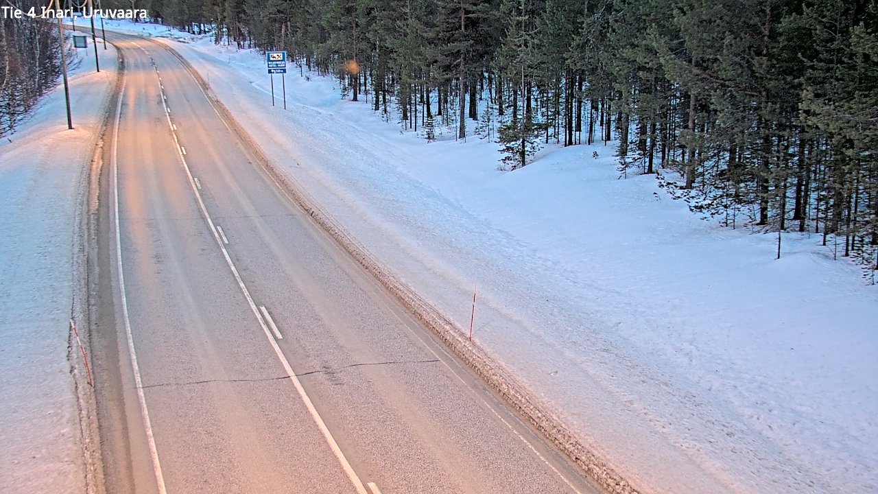 Kelikamerat Kuva Tie 4 Inari, Uruvaara, Inari, Lappi