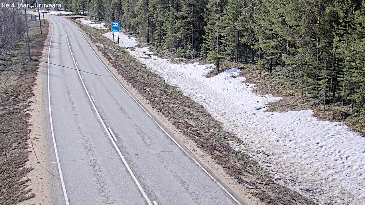 Weather Camera Image Road 4 Inari, Uruvaara, Inari, Lappi