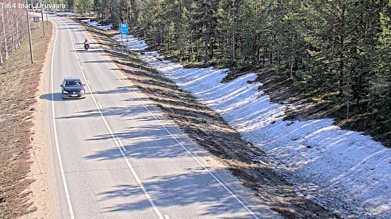 Weather Camera Image Road 4 Inari, Uruvaara, Inari, Lappi