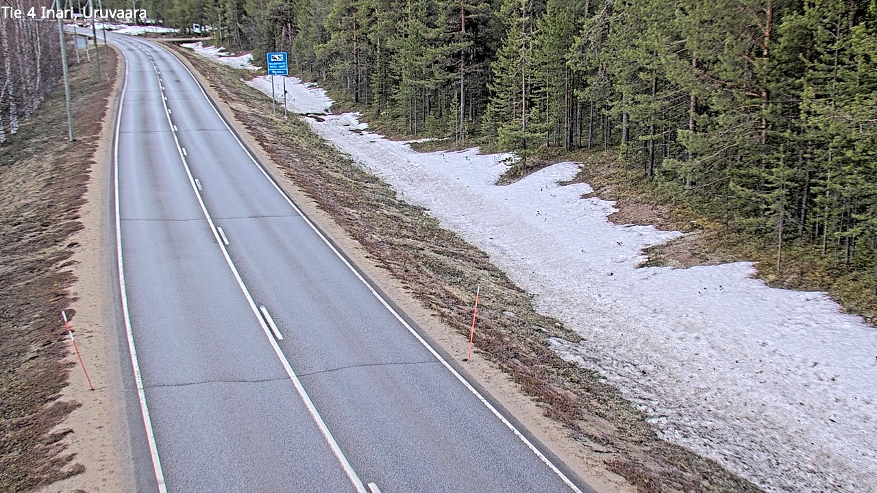 Weather Camera Image Road 4 Inari, Uruvaara, Inari, Lappi