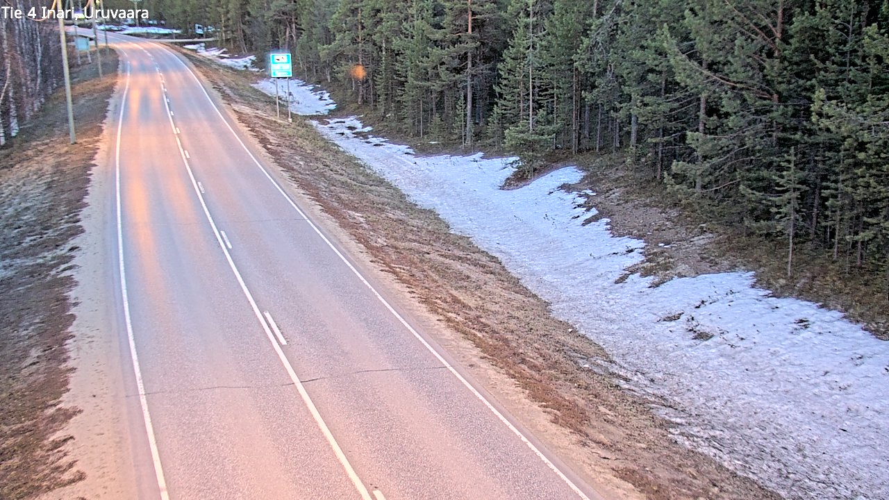 Kelikamerat Kuva Tie 4 Inari, Uruvaara, Inari, Lappi