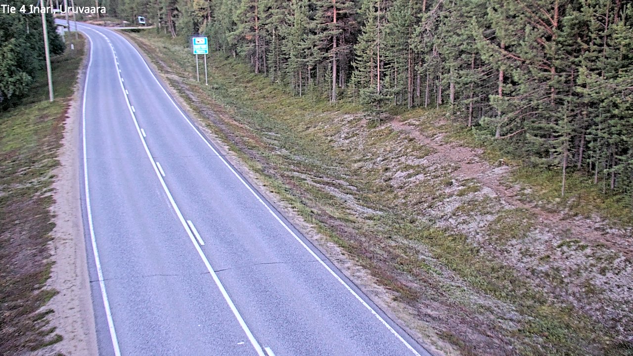 Kelikamerat Kuva Tie 4 Inari, Uruvaara, Inari, Lappi