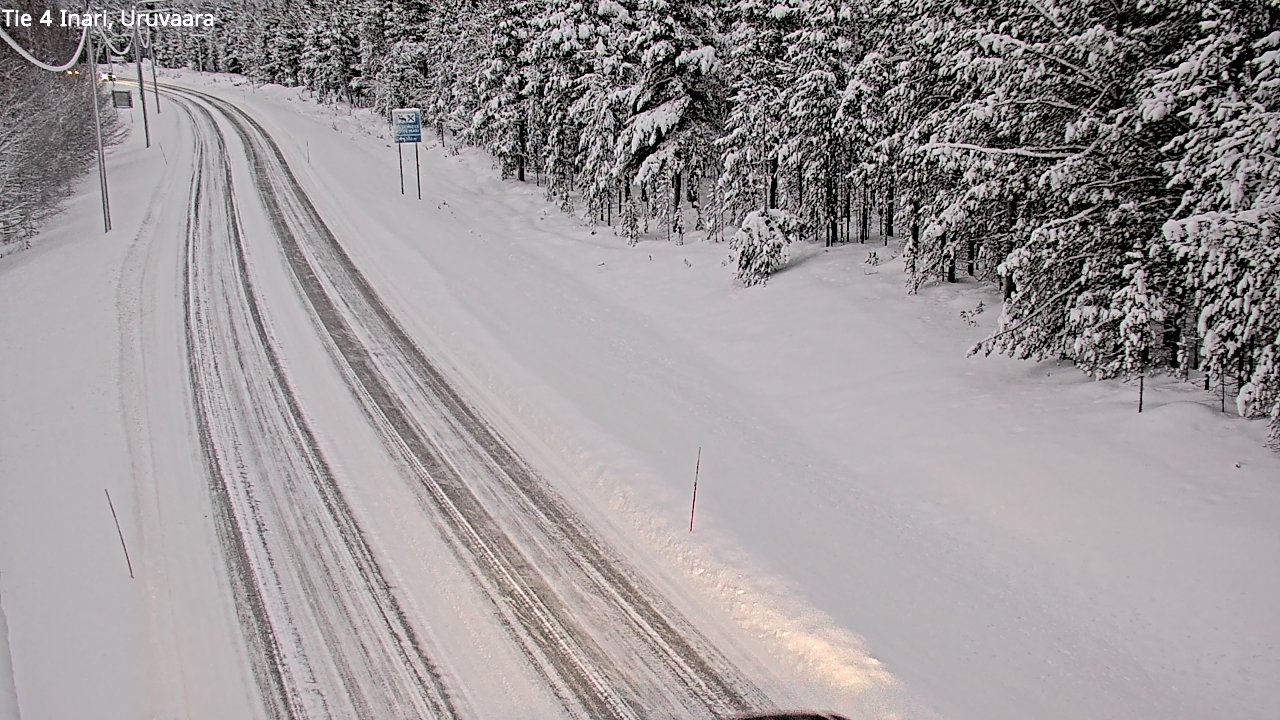 Kelikamerat Kuva Tie 4 Inari, Uruvaara, Inari, Lappi