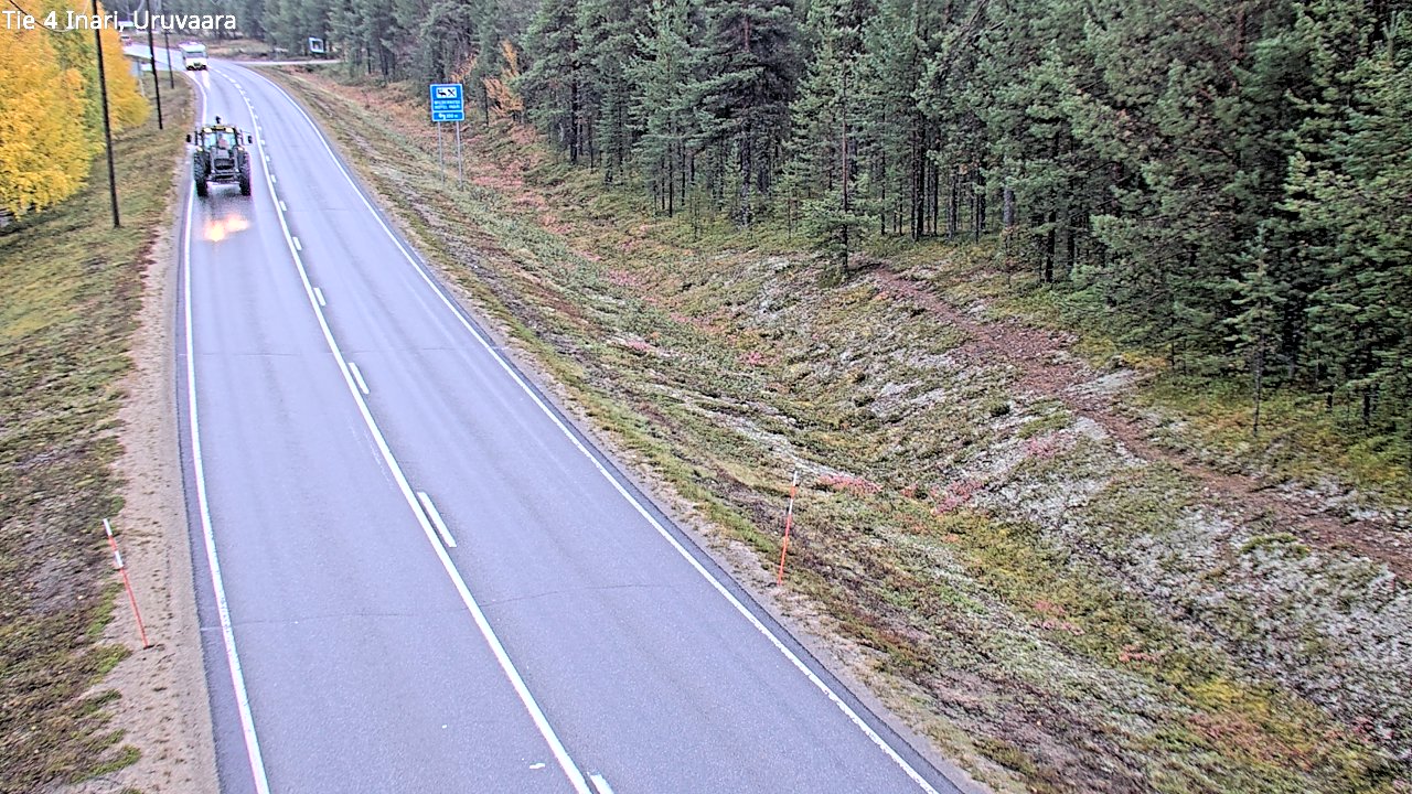 Weather Camera Image Road 4 Inari, Uruvaara, Inari, Lappi