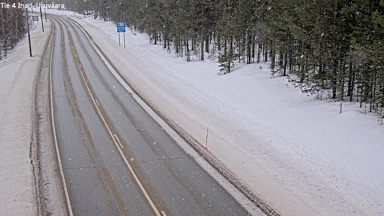 Kelikamerat Kuva Tie 4 Inari, Uruvaara, Inari, Lappi