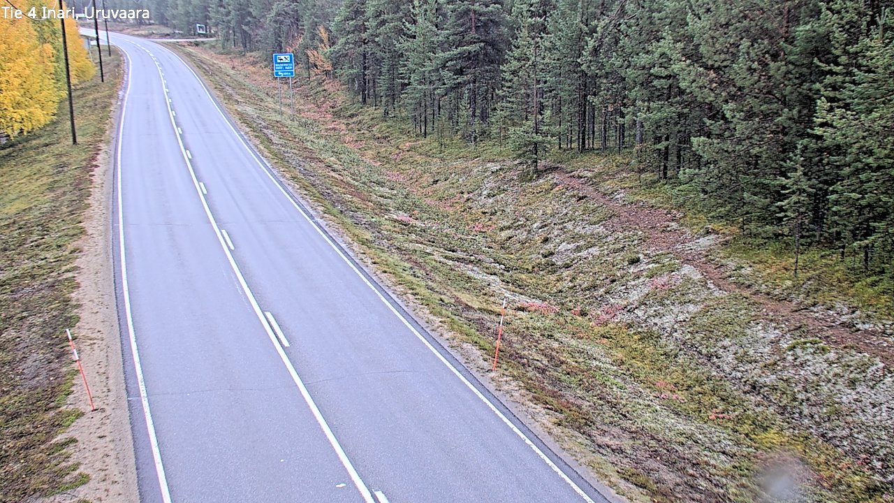 Weather Camera Image Road 4 Inari, Uruvaara, Inari, Lappi