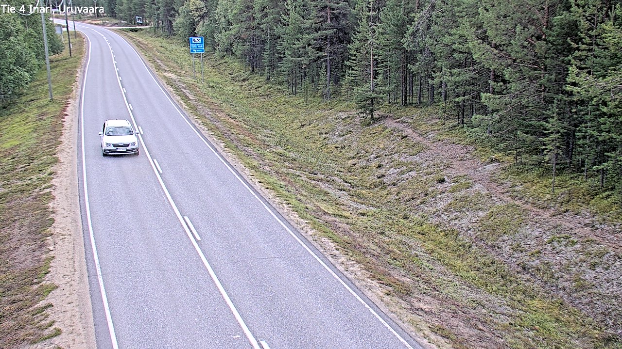 Weather Camera Image Road 4 Inari, Uruvaara, Inari, Lappi