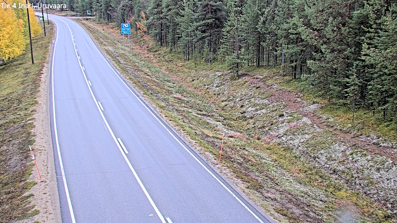 Weather Camera Image Road 4 Inari, Uruvaara, Inari, Lappi