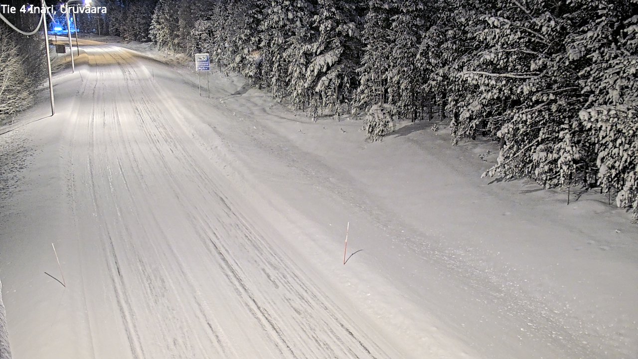 Kelikamerat Kuva Tie 4 Inari, Uruvaara, Inari, Lappi