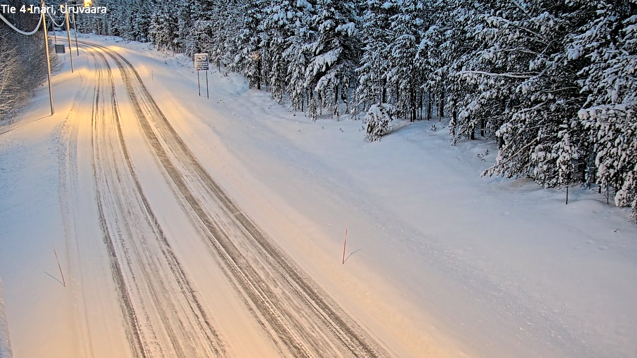 Kelikamerat Kuva Tie 4 Inari, Uruvaara, Inari, Lappi