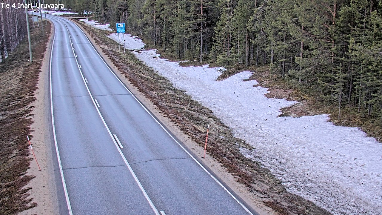 Weather Camera Image Road 4 Inari, Uruvaara, Inari, Lappi